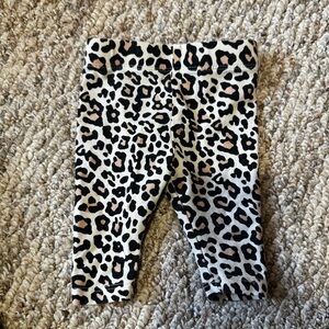 Leopard Print Leggings and tank top baby set